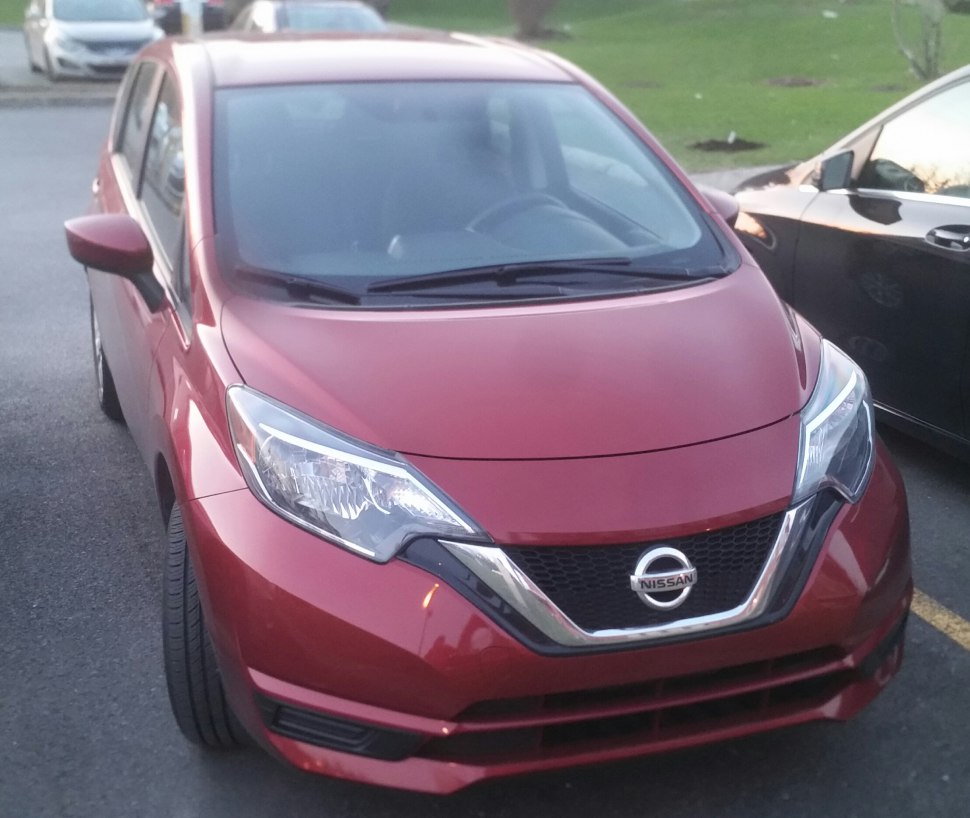 Nissan Versa technical specifications and fuel economy